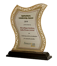 Premio per la Leadership Tecnologica da ‘Agriculture Today India’